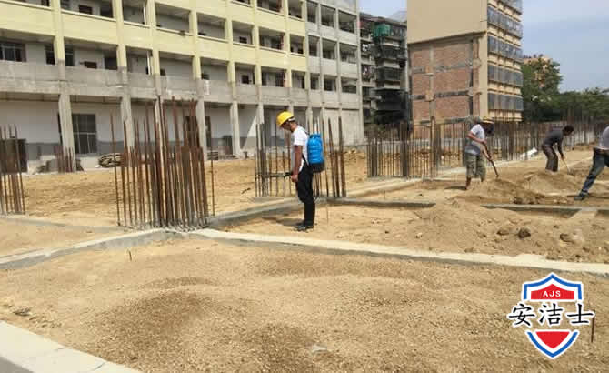 岱山学校机关防治白蚁